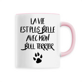 mug rose bull terrier