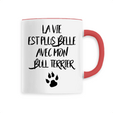mug rouge bull terrier